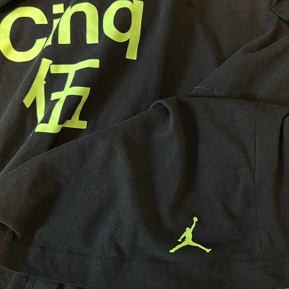 Nike Air Jordan Retro 5 “Without Boarders” Black T-Shirt Size 3XL - Picture 5 of 7